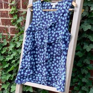 Diagonal ruffles. Coldwater Creek Top